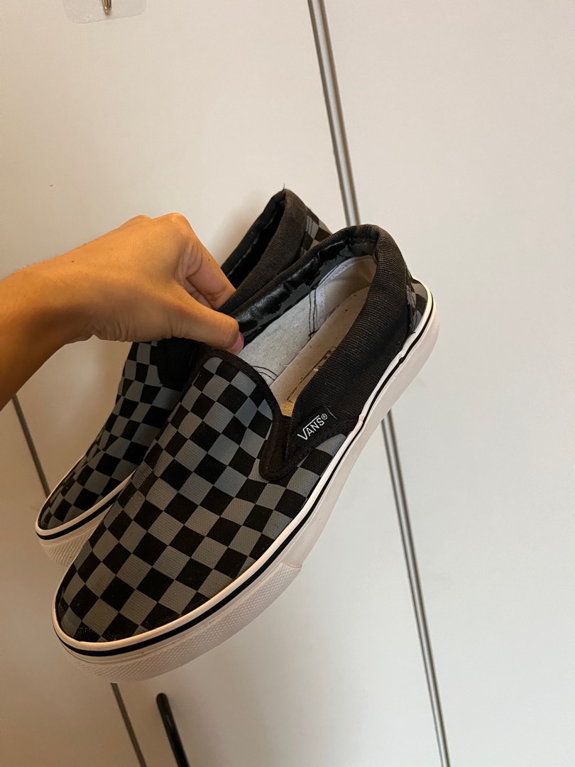 CLEARANCE Vans Checkered Slips on Men s Fashion Footwear