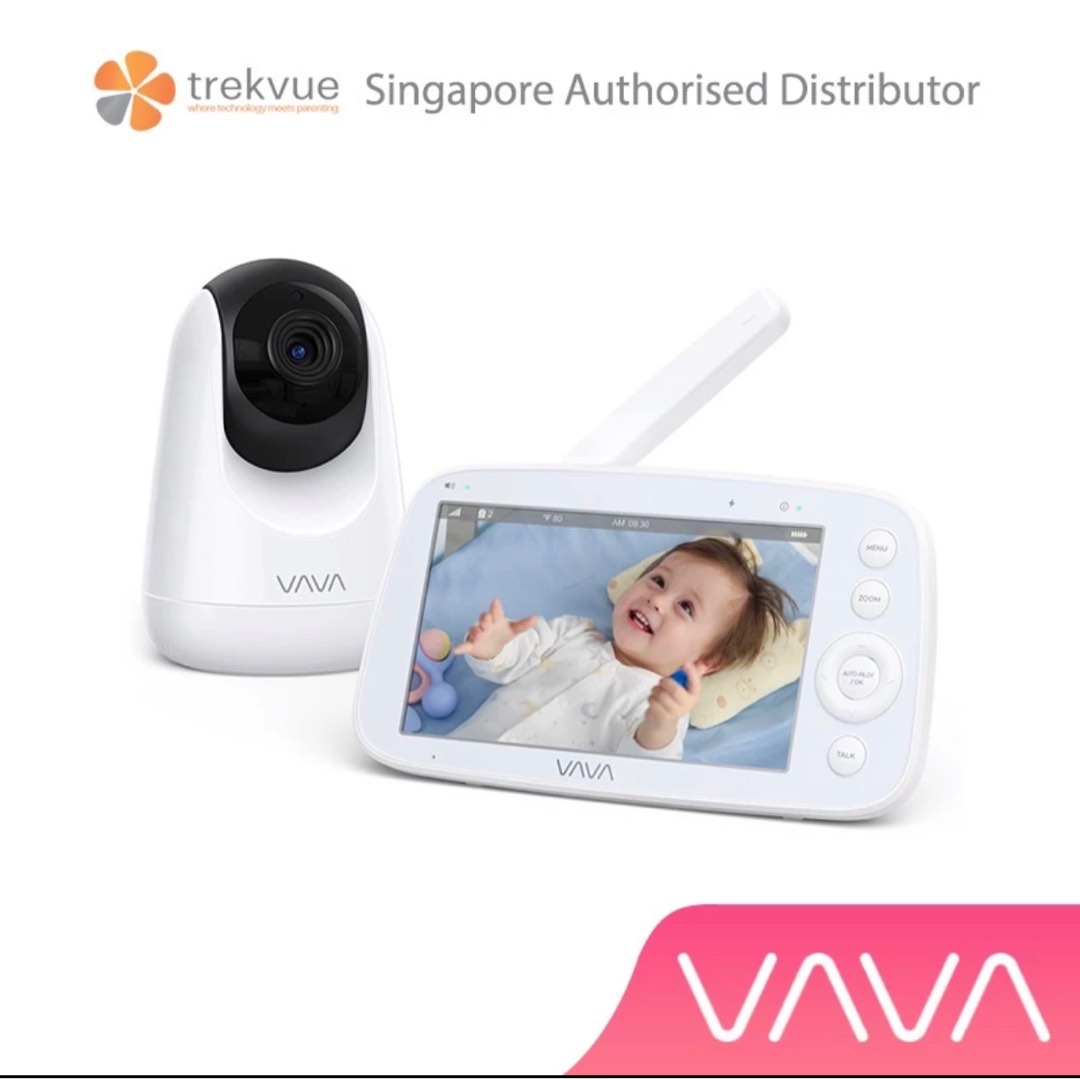 VAVA Baby Monitor, HD 720P 5” IPS Display Screen with Camera and Audio —  Trekvue