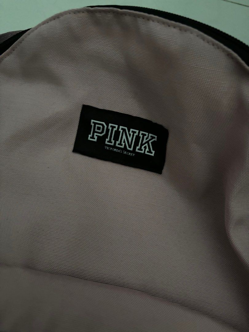 Victoria's secret pink leather backpack on sale