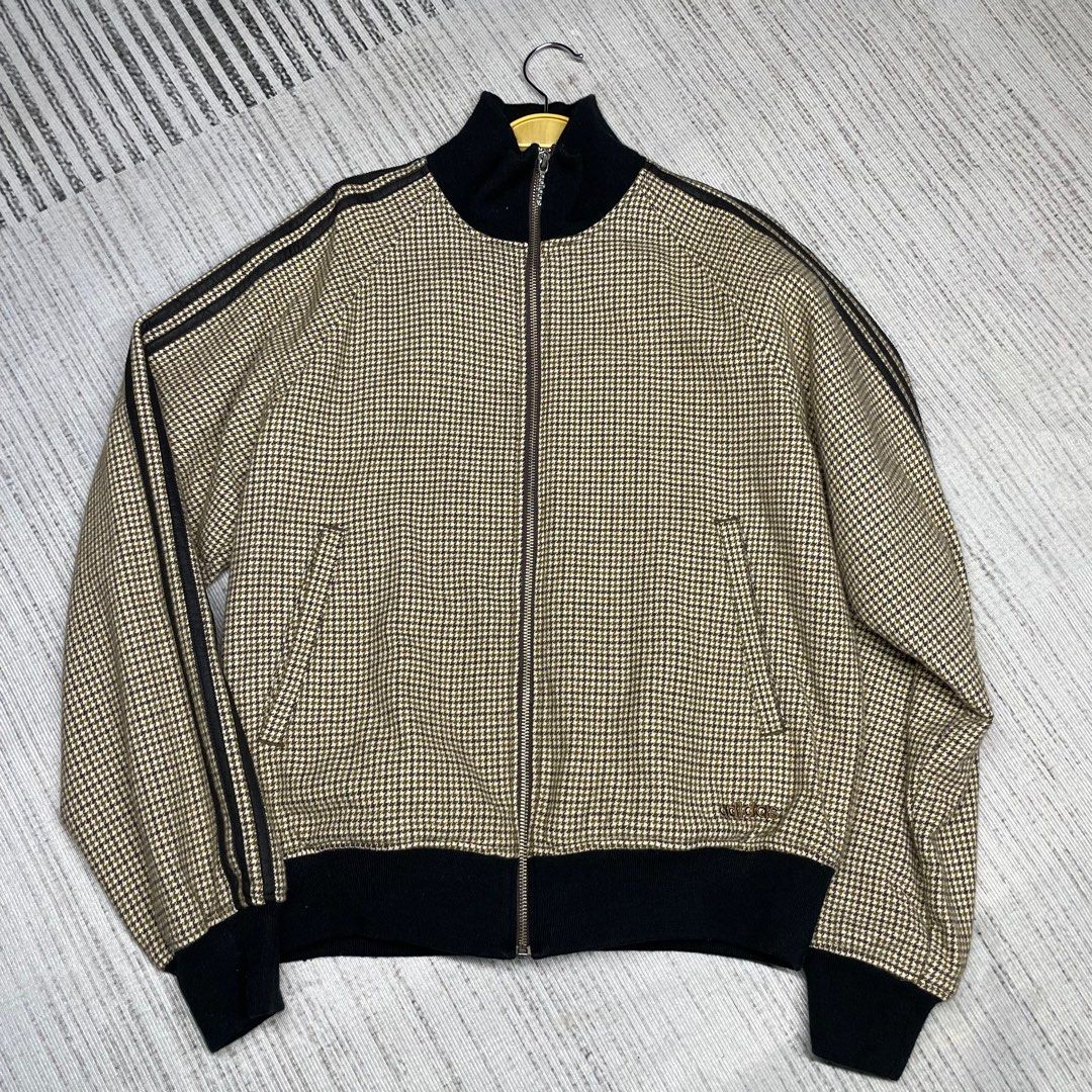 Adidas houndstooth 2024 jacket