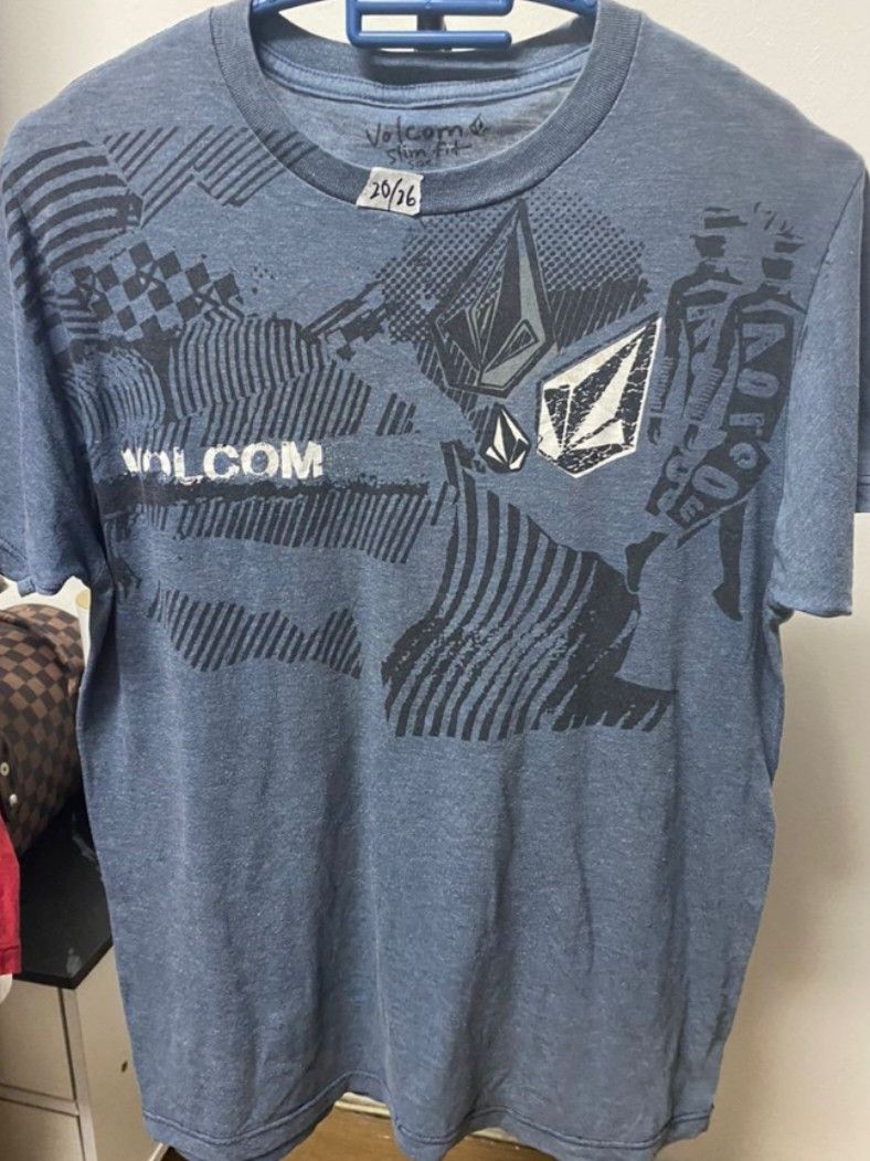Volcom slim fit t shirt clearance