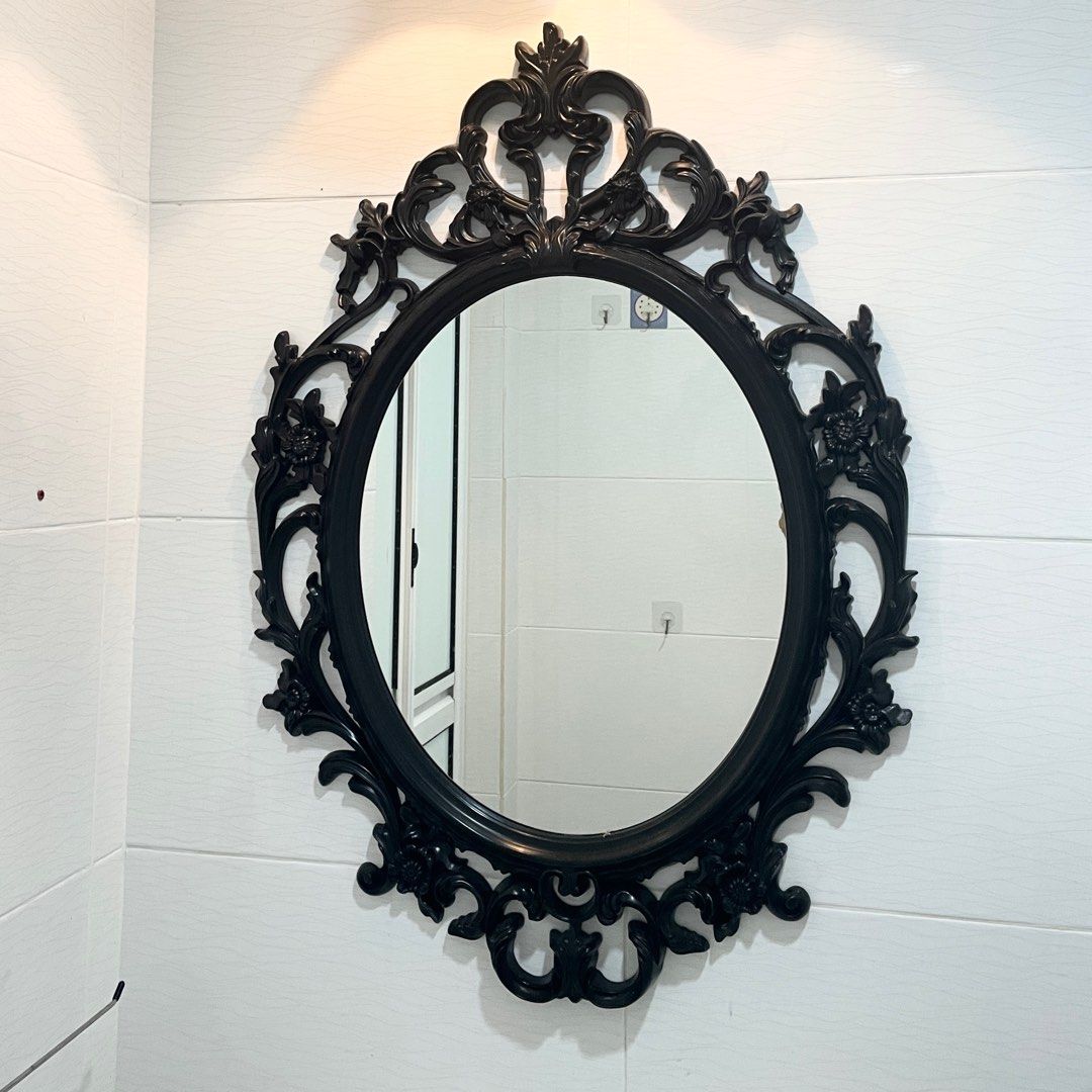 IKEA UNg Drill Wall mirror 85cm, Furniture & Home Living, Home Decor