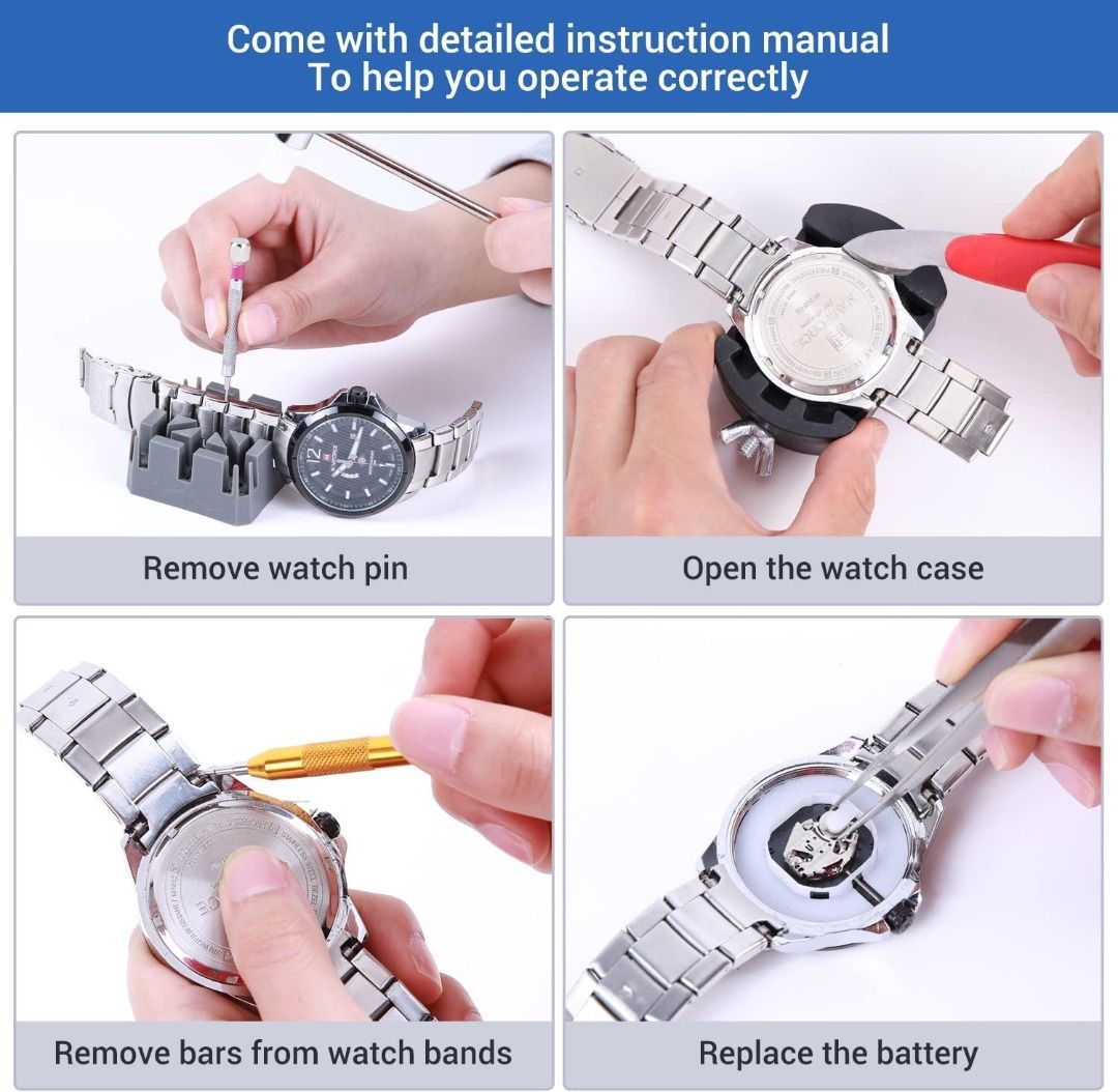 Wrist watch sales back removal tool