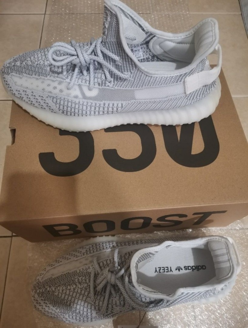 Wts Adidas Yeezy 350 v2 static non reflective uk11, Men's Fashion,  Footwear, Sneakers on Carousell