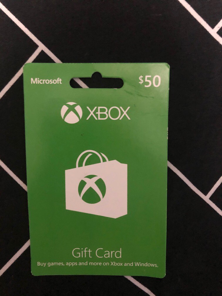 6 xbox gift sales card