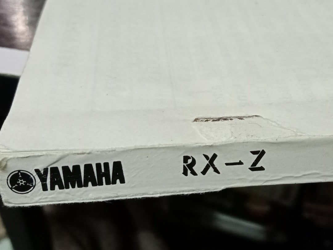 Yamaha RXZ Original Manual Book, Hobbies & Toys, Collectibles