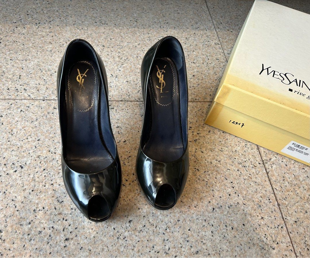 Yves Saint Laurent YSL platform pump heels 38 Luxury Sneakers