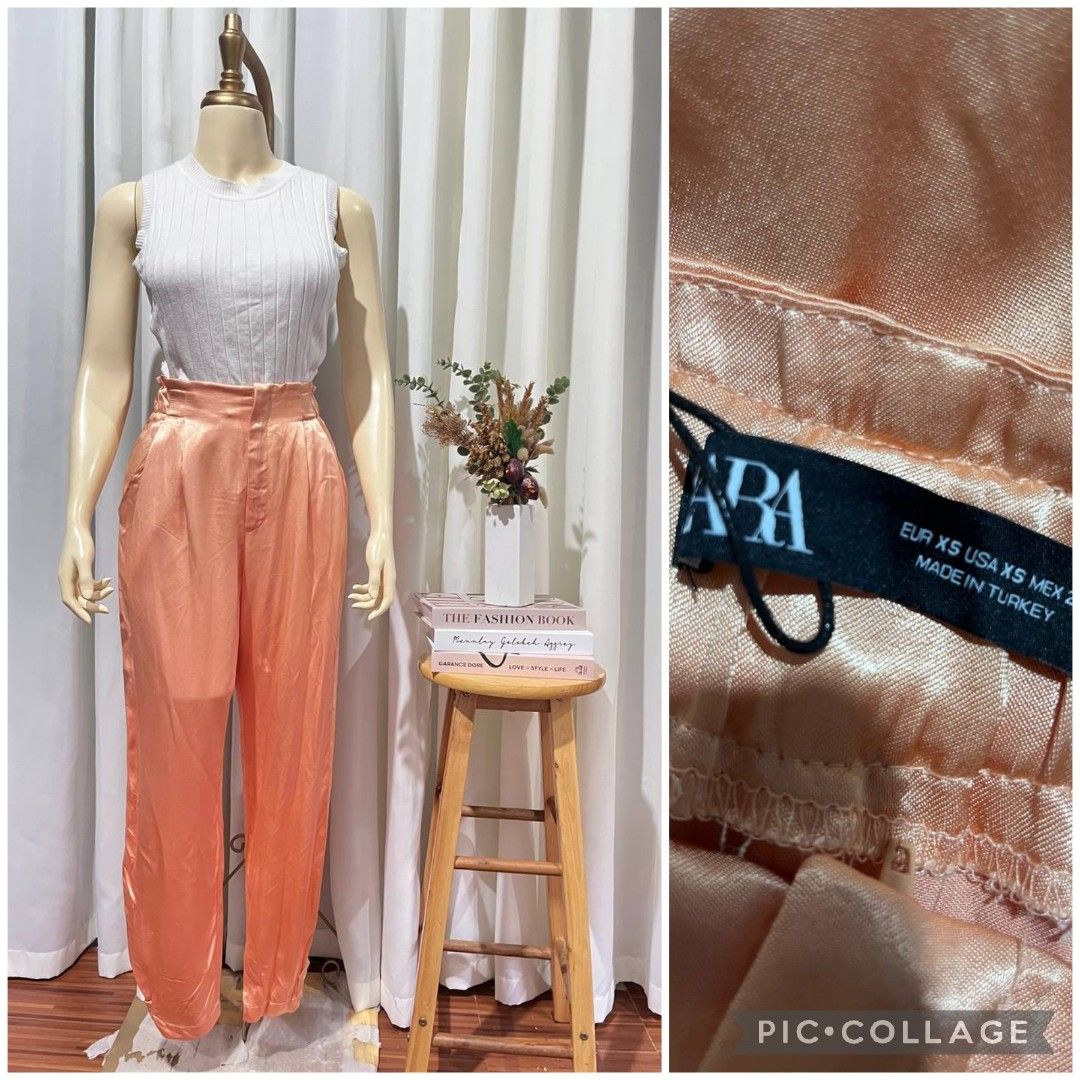 ZARA HIGHWAIST TROUSER, Women's Fashion, Bottoms, Other Bottoms on Carousell