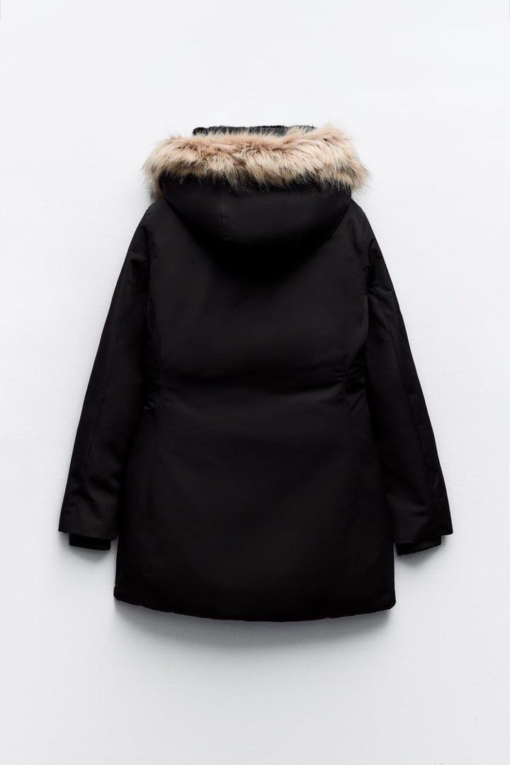 Canada goose real fur zara cheap