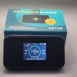 99% New 5G! ZTE MU5001 5G Pocket WiFi (Australia Optus Version), 5G mobile WiFi, 5G WiFi Egg, 5G network device (Auto APN, Plug & Play), no setup required, just insert SIM card and use it! Competitive price, welcome to compare! No negotiation! 💥 Bonus: One pair of TS9 enhanced antennas!63015646825345110