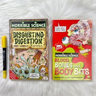 ₱80 Bundle Take All  Preloved Horrible Science Books