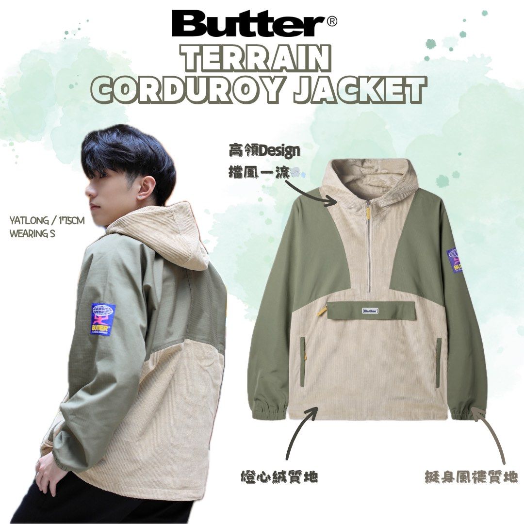 りんBUTTER GOODS TERRAIN CORDUROY BUTTER GOODS TERRAIN CORDUROY JACKET Butter Goods Terrain