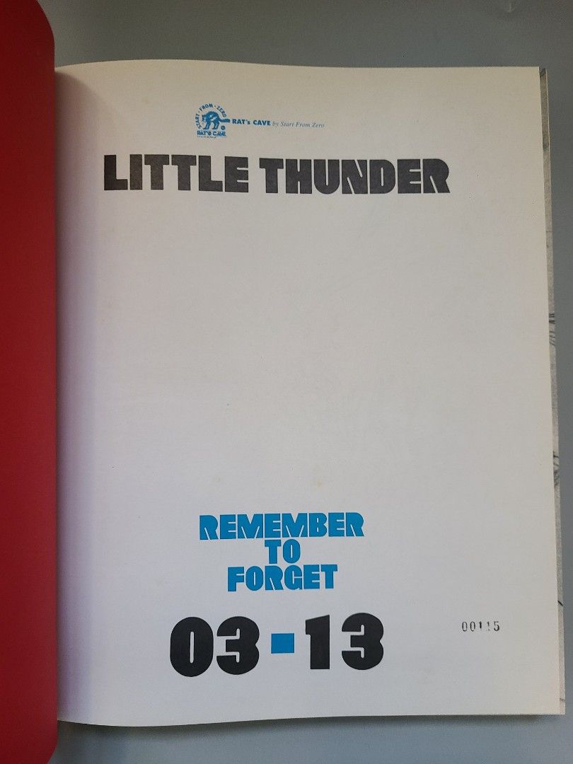 LITTLE THUNDER 画集 REMEMBER TO FORGET