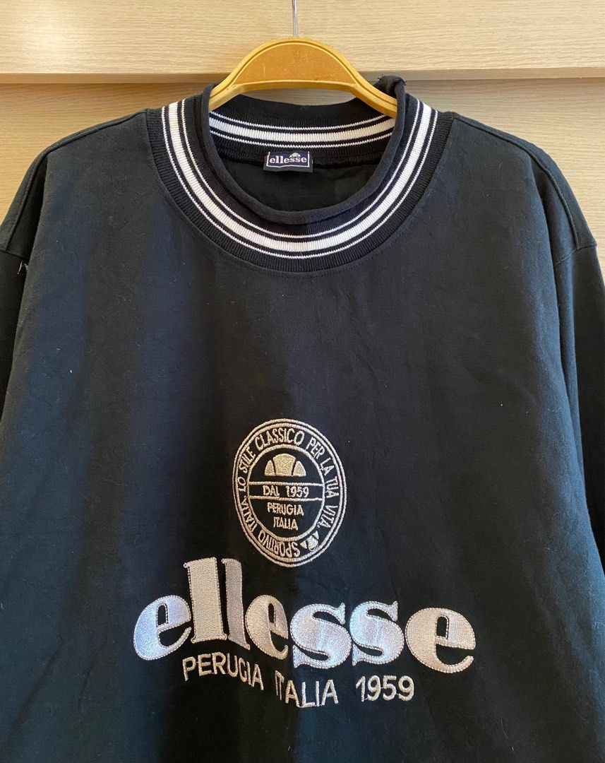 義大利運動品牌 ellesse 長袖棉質T恤上衣（女）M號