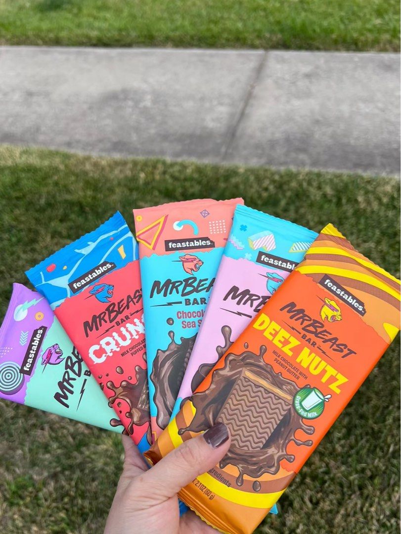 🇦🇺 Mr Beast Feastables Chocolate 60g, Food & Drinks, Local Eats on  Carousell