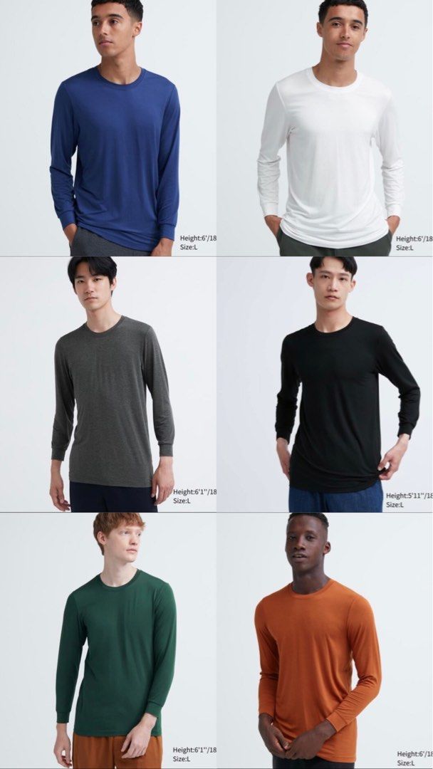 UNIQLO Women HEATTECH Cotton Extra Warm 極暖 Cotton Crew Neck T-shirt