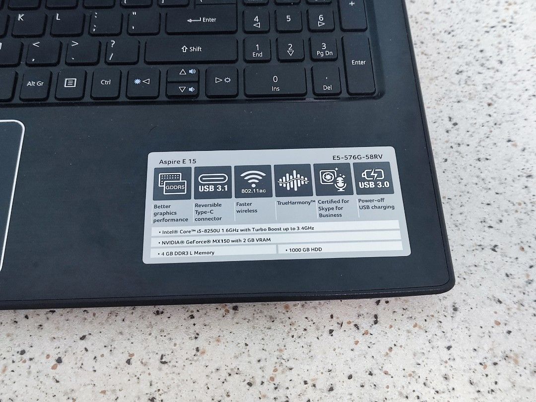 Acer Aspire E15 i5 8th MX150