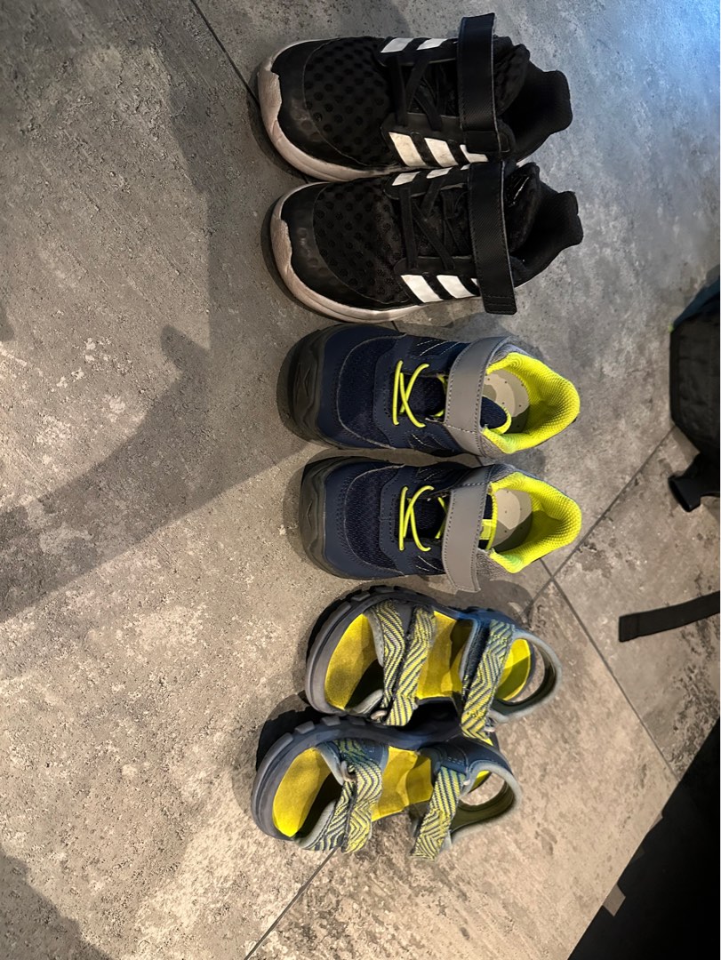 Adidas and Decathlon shoes and Sandals UK 8.5K Babies Kids