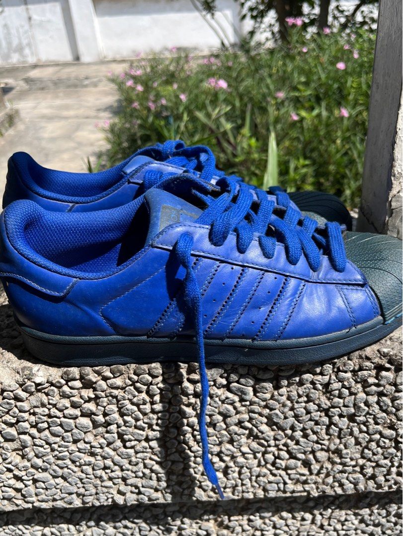 Adidas Superstar Supercolor Original Blue Fesyen Pria Sepatu