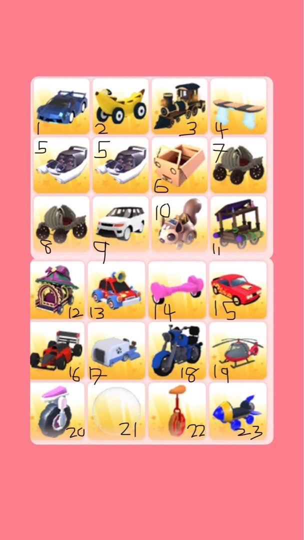 ADOPT ME VEHICLES ADOPT ME CARS ADOPT ME ROBLOX, Video Gaming, Gaming