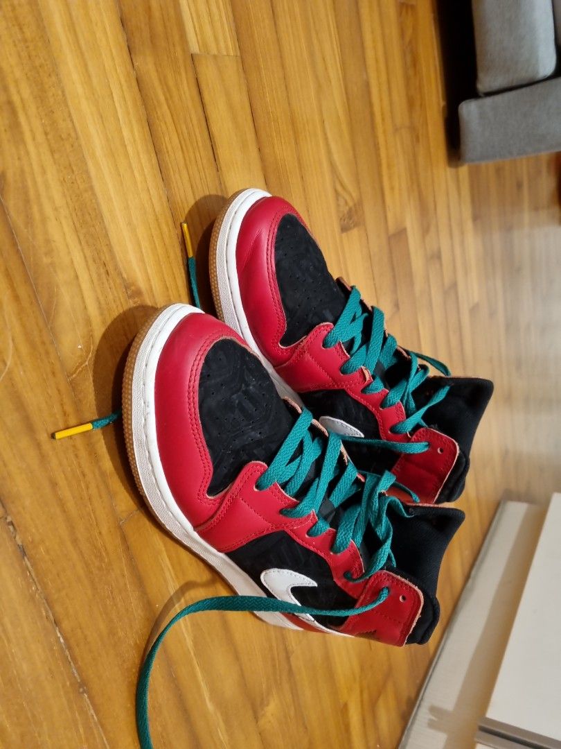 Air Jordan 1 Mid Christmas Luxury Sneakers Footwear on Carousell