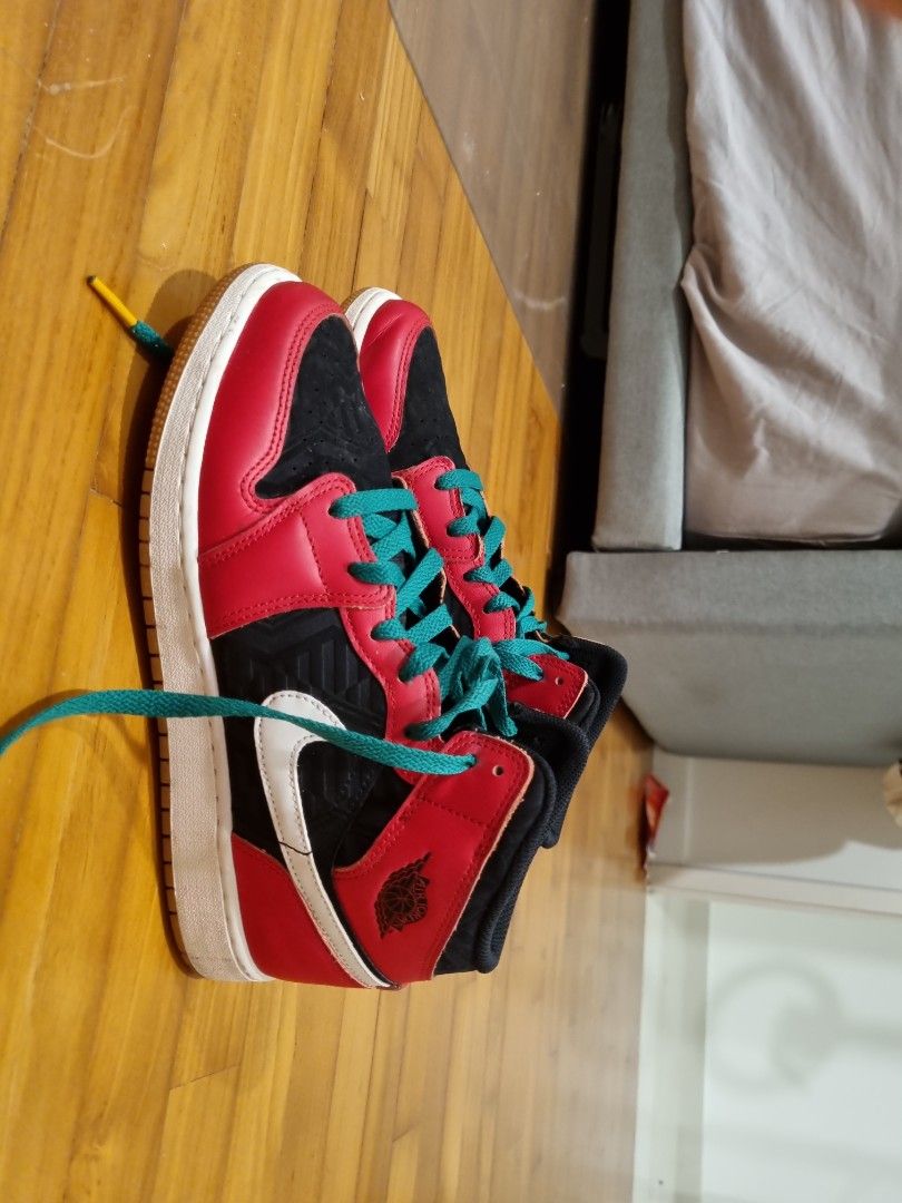 Air Jordan 1 Mid Christmas Luxury Sneakers Footwear on Carousell