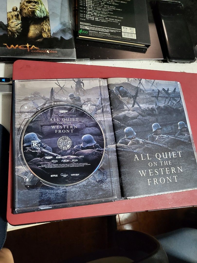 4K UHD All quiet on the western front limited collector edition no blu ray