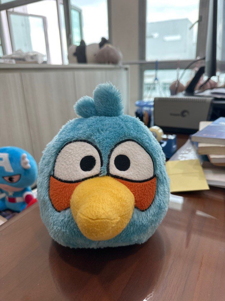 Angry Bird Blue Bird Plush Hobbies Toys Toys Games on Carousell