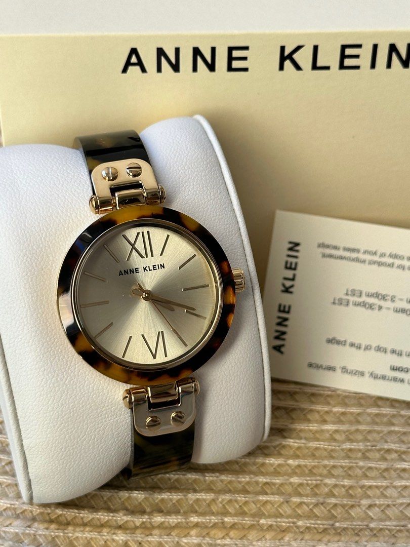 Anne klein tortoise watch shop