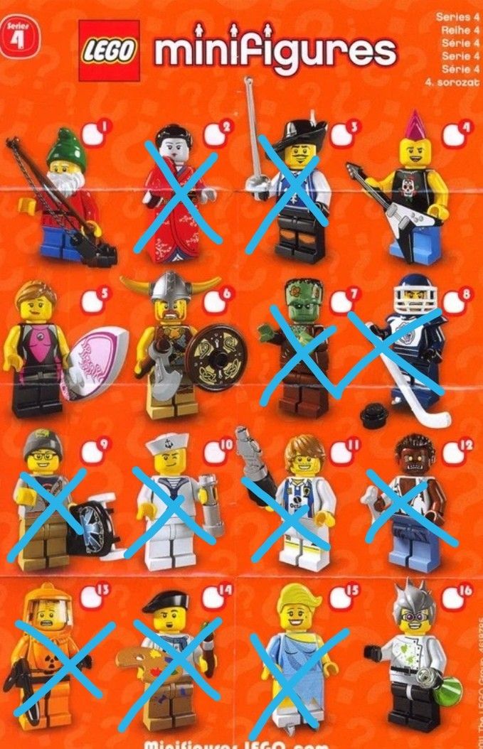 LEGO Minifigures 71045 Series 25 Collectible Character Pack Assortment