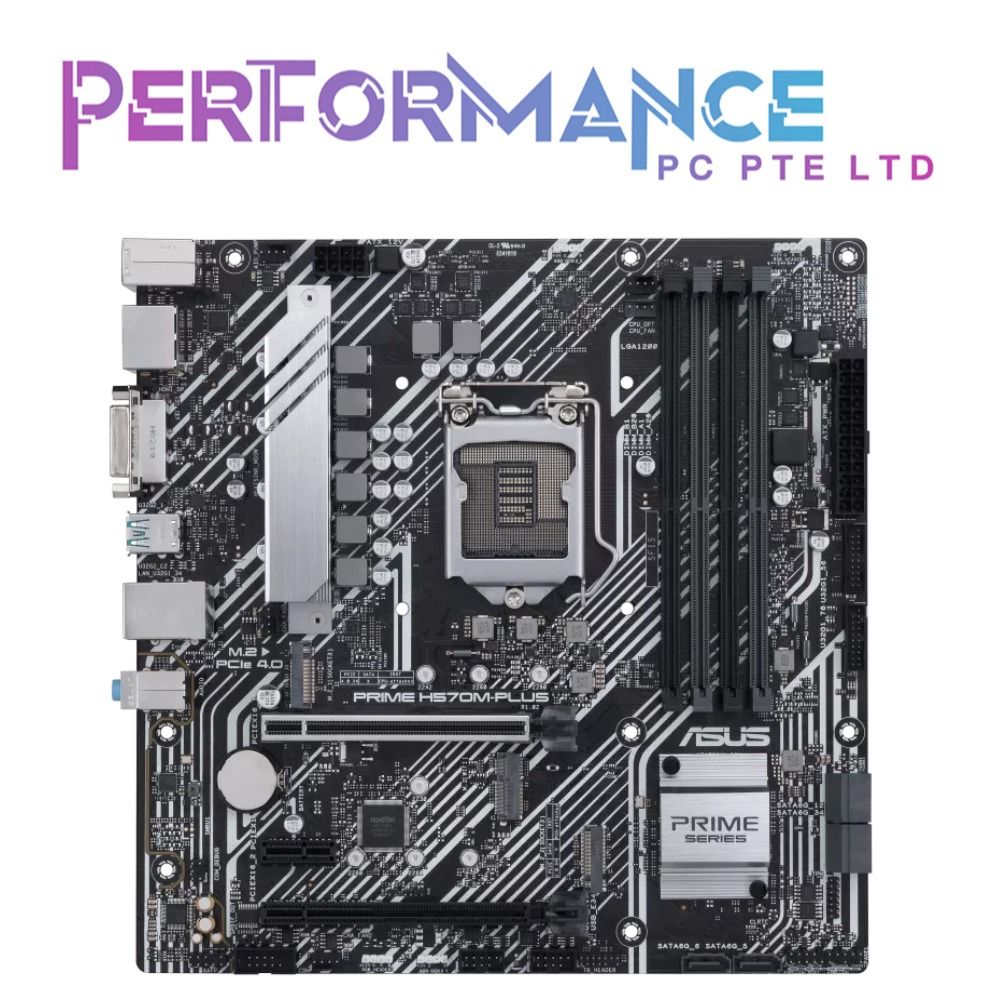 ASUS PRIME H570-PLUS Intel H570 (LGA 1200) ATX motherboard with