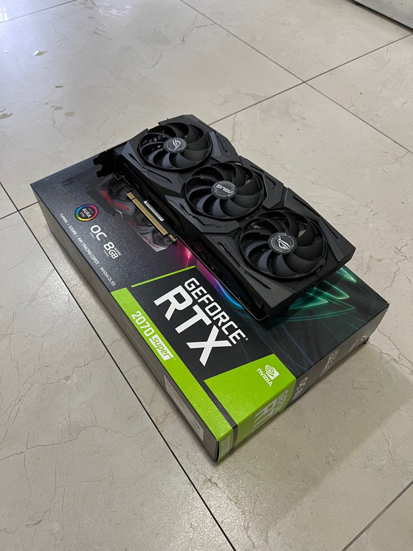 Asus Strix 2080 Graphics card Nvidia GPU, Computers & Tech, Parts