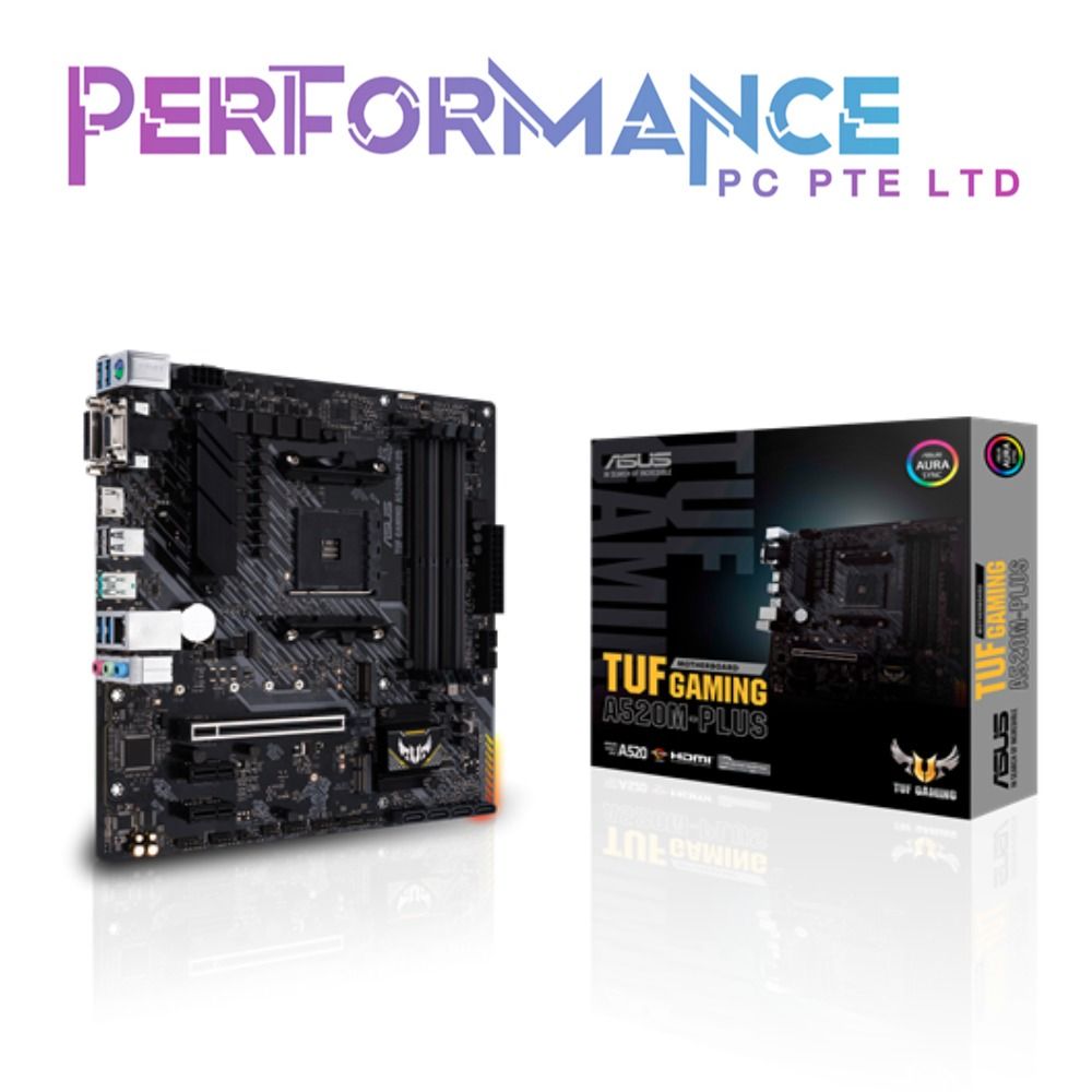 ASUS TUF GAMING A520M PLUS WIFI AMD A520 Ryzen AM4 micro ATX