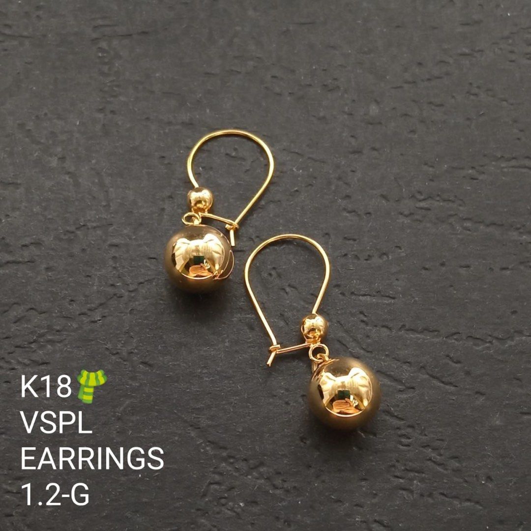 Balls Kidney Wire Earrings