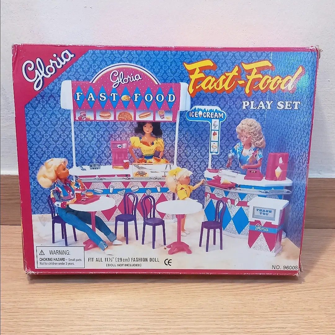 Barbie Fast Food Playset Toys Collectibles Mainan di Carousell