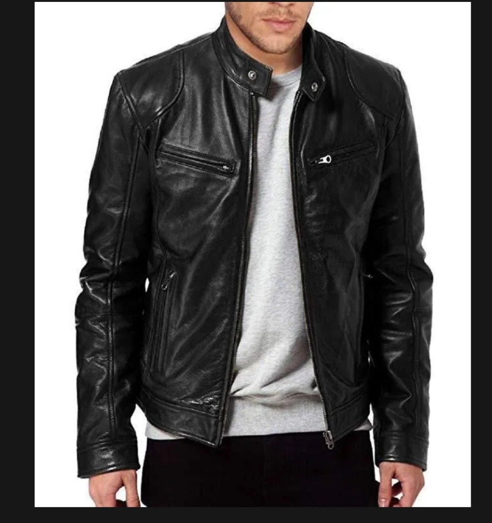 Mens 3xl leather jacket hotsell