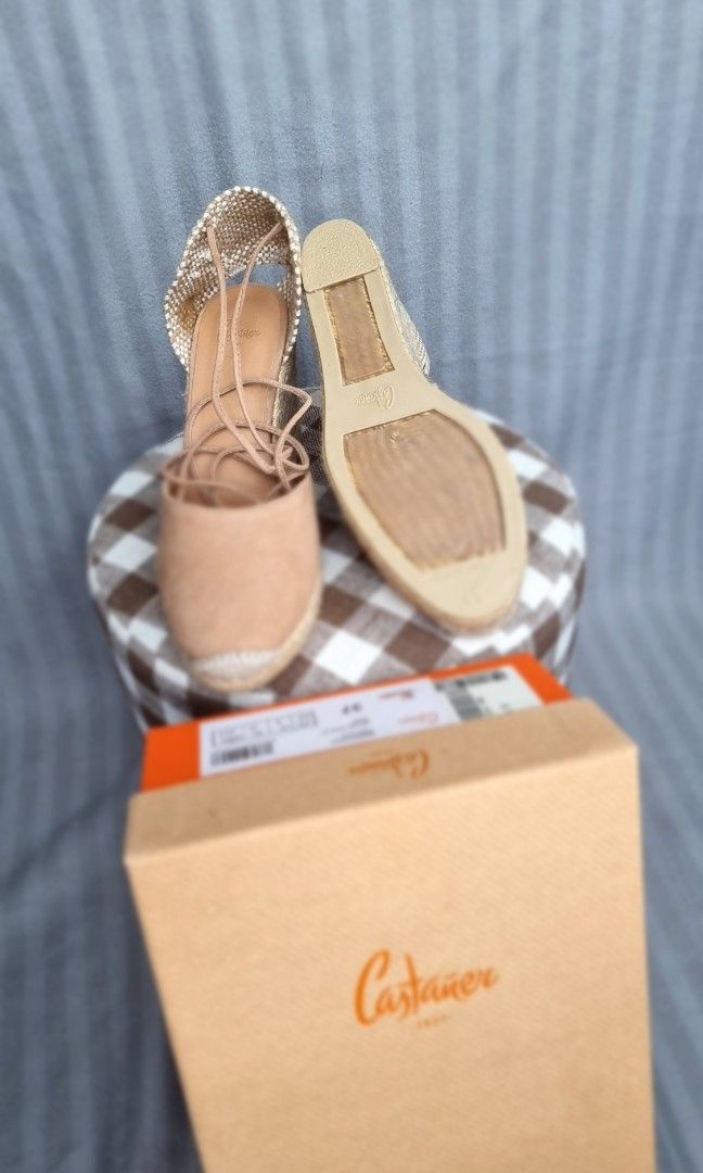 Castaner Suede Shoes Wedges London BNIB Women s Fashion