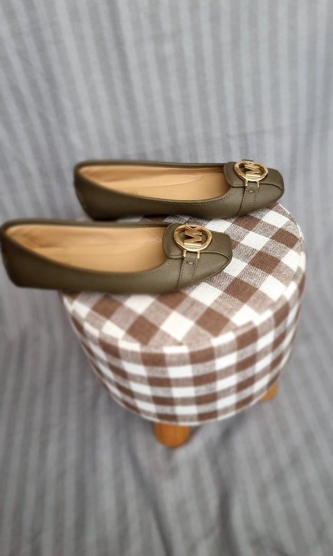 Michael kors fulton flats olive store