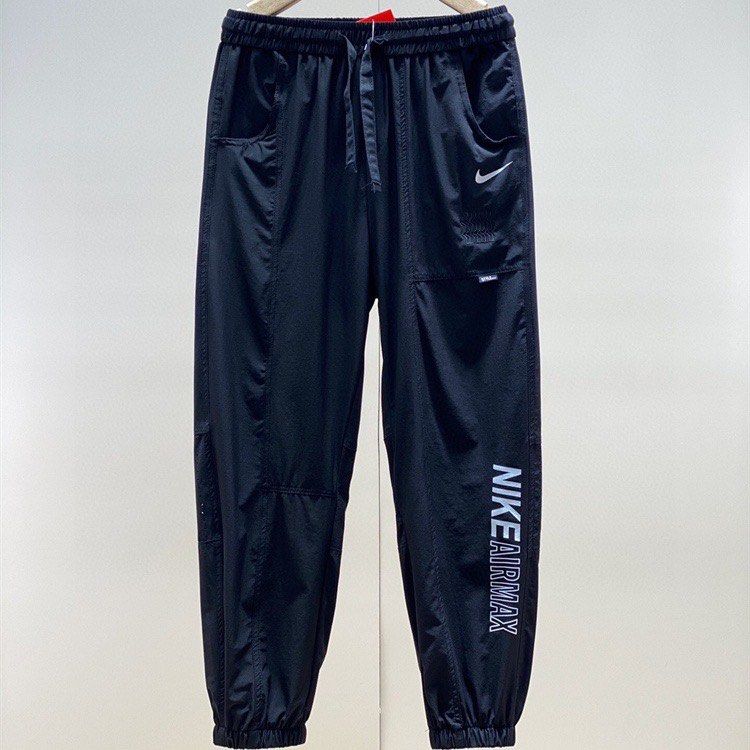 (BRAND NEW IN STOCK) Authentic Nike Nike Men's Thin Breathable Sports Woven  Pants Loose Drawstring Pants