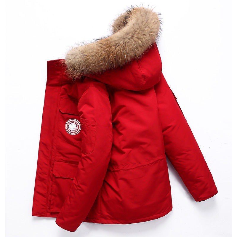 BRAND NEW IN STOCK Korean Designed and Made Down Jacket Men s Regular Thickened Winter New White Duck Down Jacket Couple s Duck Down Hooded Top Coat