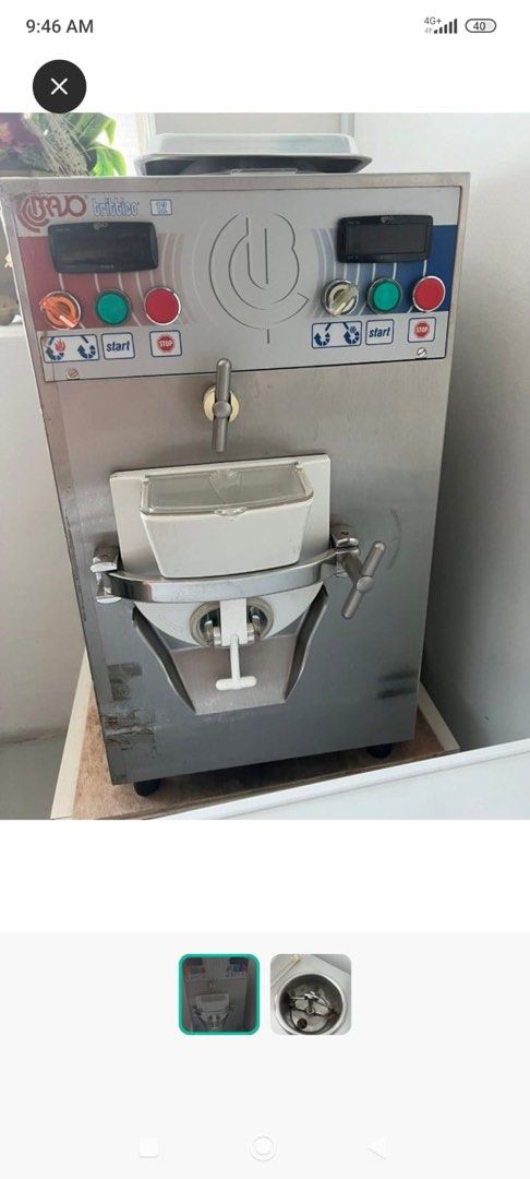 Bravo clearance gelato machine