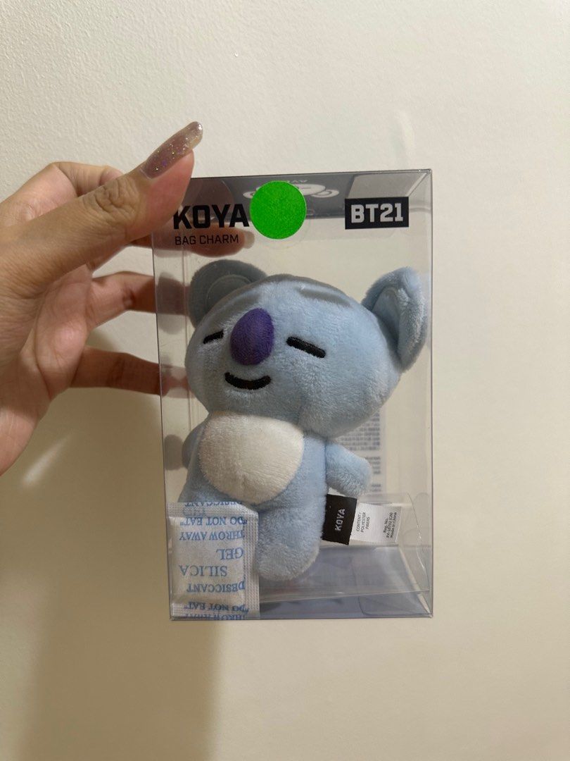 BT21 Koya Bag Charm Plush Doll, Hobbies & Toys, Toys & Games on Carousell