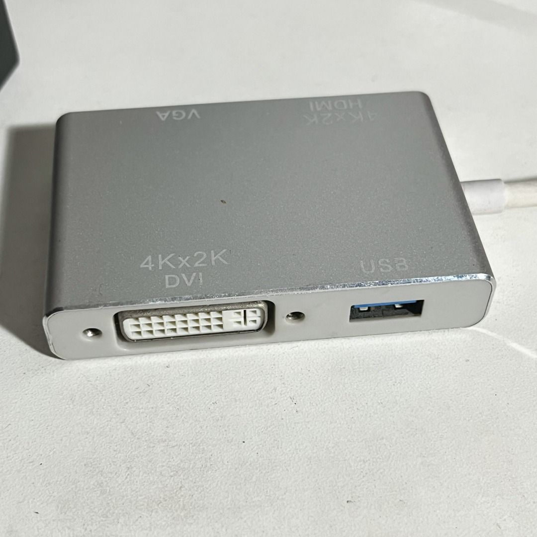 BUNDLE TAKE ALL USB TypeC VGA DVI HDMI & USB Adapter 4 in 1 USB HUB 3