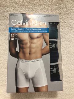 Calvin Klein Mens Boxer Cotton Stretch 3 Pack Large Code 489 🇨🇦