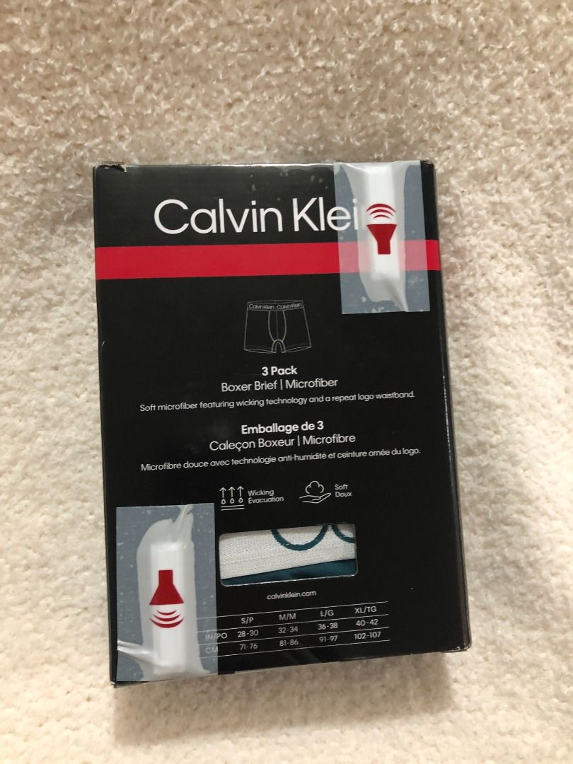Calvin Klein Mens Boxer Microfibre 3 Pack Small Code 491 🇨🇦 (Category: Underwear) located in Santa Rita. Submitted by rnrcanadashopping (Listing ID 1275470695, Image 2). Description: Calvin Klein Mens Boxer Microfibre 3 Pack 🇨🇦 Code 491 Size: Small On hand ph Original from Canada Plus shipping fee Fix Price GCASH/BDO/BPI Shipping Via J&T COP/COD via LBC with P200.00 Deposit Shipping only via J&T Location: Pampanga .