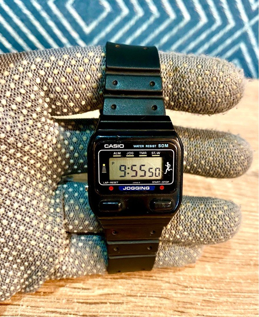 Casio jogging sale watch