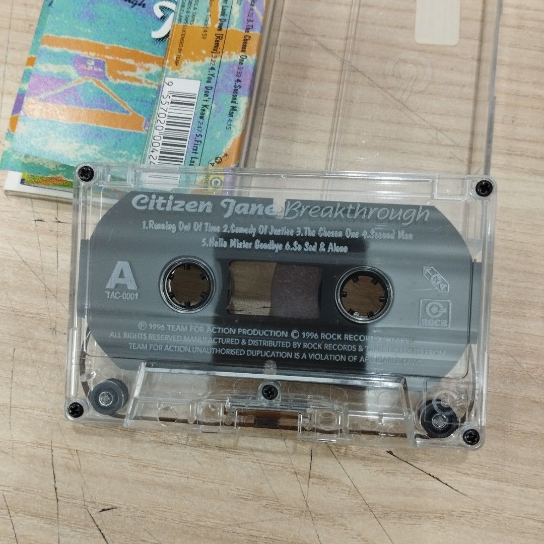 Jane Read Cd (Cassette) Citizen Jane - Breakthrough, Hobbies & Toys, Music & Media ...