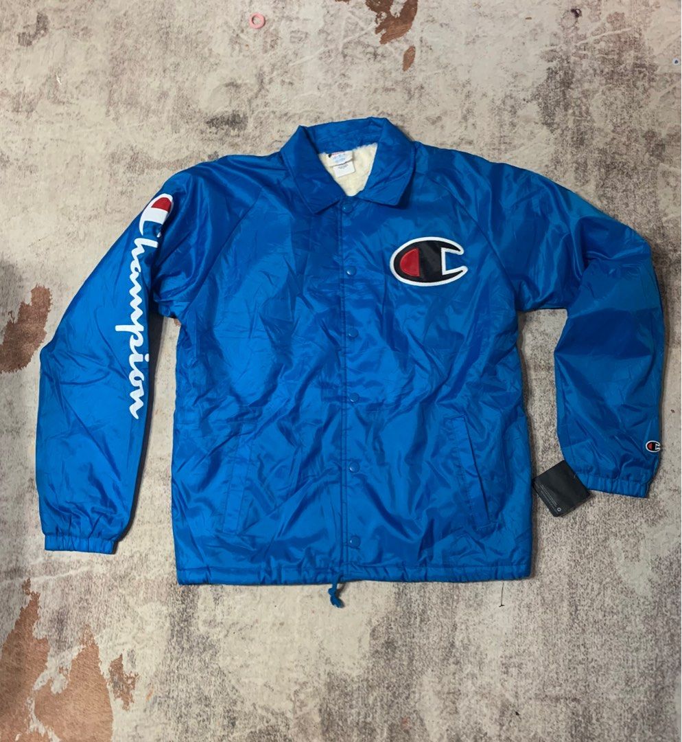 Men's champion baseball jacket clearance