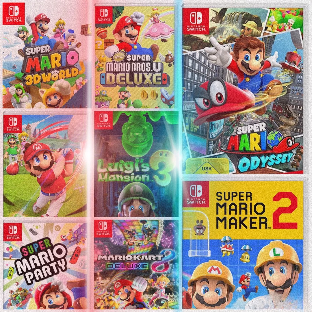 Cheapest Nintendo Switch Games Mario Odyssey Mario Deluxe
