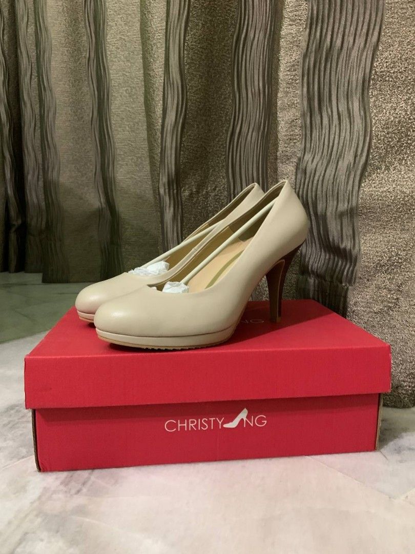 christy ng montreal ivory heels, Women's Fashion, Footwear, Heels on